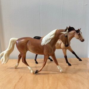 Set of Two Retired Breyer Horse Figures